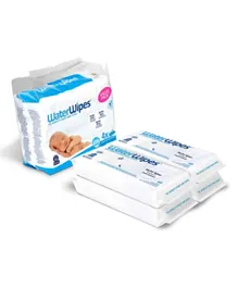 WaterWipes - Original Baby wipes - 4 packs of 60 wipes, 240 wipes in total