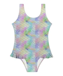 سليب ستوب ملابس السباحة فيني على شكل V  - متعدد الألوان