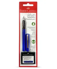 فايبر كاستيل قلم حبر - أزرق