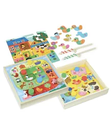 Vilac Farm Tiny Tots Game Set - Multicolour
