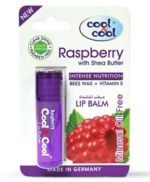 Cool & Cool Raspberry with Shea Butter Lip Balm - 4.6g