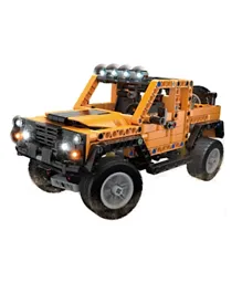 BRICKS Land Rover Blocks Orange - 491 Pieces