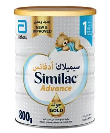 Similac - Gold Infant Formula (1) 800 Gm,0-6M