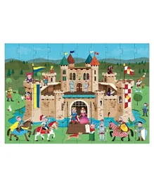 ساسي - لعبة أحجية عملاقة وكتاب فرسان القلعة  - 60 قطعة
