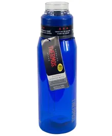 ثيرموز - زجاجة ترطيب تريتان  مع غطاء شراب 360 درجة أزرق ملكي - 940 مل