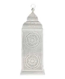 Hilalful - Silver Authentic Handmade Chakra Lantern - X-Large