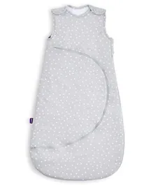 SnuzPouch Baby Sleeping Bag with Zip 1.0 Tog White Spots - Small
