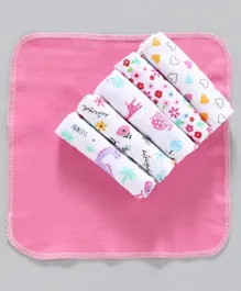 Babyhug 100% Cotton Wash Cloth Pack of 6 - Multicolor