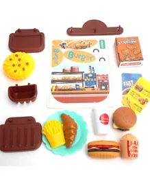 Burger 2 In 1 Backpack Playset - 15 Pieces