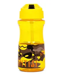 Eazy Kids Water Bottle 500ml With Straw - Yellow