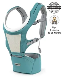 Babyhug Adore 5-in-1 Hip Seat and Baby Carrier - Green