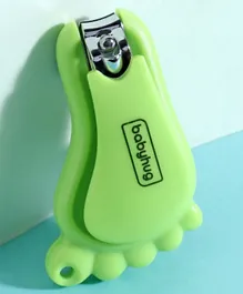 Babyhug Foot Shape Nail Clipper - Green