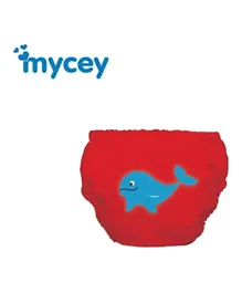 Mycey Swim Diaper - Red