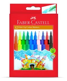 Faber Castell Color Body Felt Pen - 12 Pieces