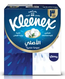 Kleenex -  2 Ply Facial Tissue Box, Pack Of 3 X 152 Sheets