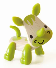 Hape Mini-mals Rhino Play Figure - 5 cm