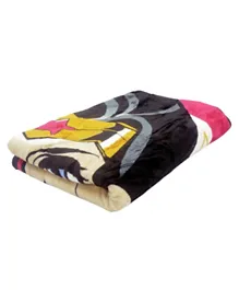 DC Comic Kids Girls Flannel Blanket - Wonder Women - 1 Kg (240 GSM) - Premium Blanket