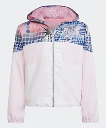 adidas Dance Windbreaker Hooded Jacket - Multicolor