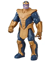 مارفل - مجسم شخصية أفنجرز تيتان هيرو بلاست جير ديلوكس ثانوس أزرق وذهبي - 3048 سم
