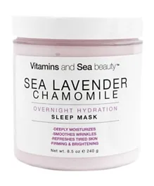 Vitamins And Sea Beauty - Sea Lavender & Chamomile Overnight Hydration Sleep Mask - 240g