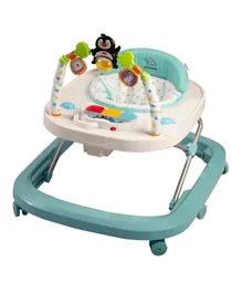 Elphybaby 3 In 1 Baby Walker, Rocker And Push Walker With Adjustable Height And Musical Toy Bar