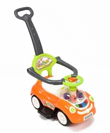 Amla -Children's Push Car with Music - Orange