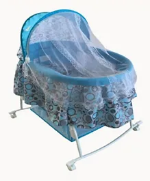 Babylove Cradle with Mosquito Net - Blue