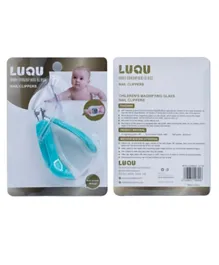 Luqu nail clipper with magnifier - Blue