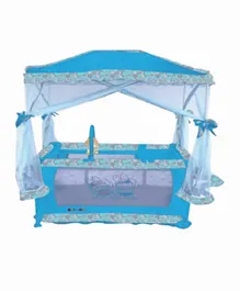 Babylove Playpen With Mosquito Net  -27-930M3 Blue