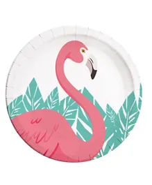 Procos Flamingo Paper Plates Large - Pack of 8