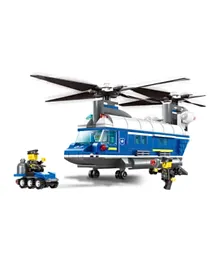 Wange Small Particle Heavy Helicopter Building Blocks Set - 427 Pieces