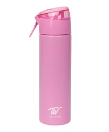 Tinywheel Water Bottle - 600ml - Pink Spray