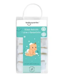 Babyworks Rayon from Bamboo Ultimate Washcloths  Off White - Pack of 6