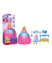 Disney Princess Secret Styles Fashion Surprise Aurora Mini Doll Playset with Extra Clothes and Accessories