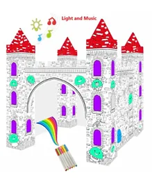 إيزي كيدز - لعبة تلوين القلعة مع الموسيقى والضوء - متعددة الألوان