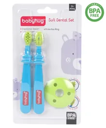 Babyhug Soft Dental Set - Blue & Green