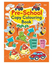 Pre-School Copy Coloring Book - 16 Pages