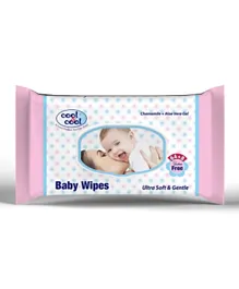 Cool and Cool Baby Wipes - 72 Pieces