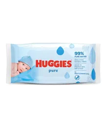 Huggies 99% Pure Water Wipes - 56 Pieces