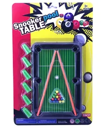 Artoy Pool Table Play Set On Blister Card - Multicolor