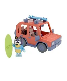 Bluey, 4WD Family Vehicle, with 1 Figure and 2 Surfboards | Customizable Car - Adventure Time