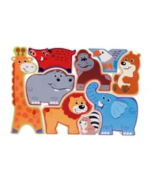 Playgo Wild Safari Puzzle - 9 Pieces