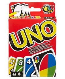 فاملي غيمز - لعبة بطاقات أونو - متعددة الألوان