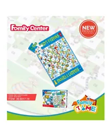 Family Time Snake And Ladder Game - Multi Color