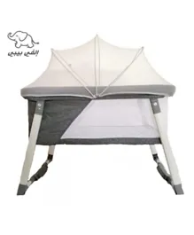 Elphybaby - Baby Cot With Rocking Function And Mosquito Net