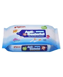 Pigeon Anti Bacterial Wipes - 60 Pieces
