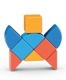 جيوماج - مجموعة ماجيكيوب المعاد تدويرها 3 أشكال  - 9 قطع