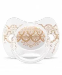 Suavinex - Transparent Soother with Golden Shades