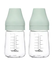 Spectra PA baby bottle 160 ml (2pcs) - cream mint