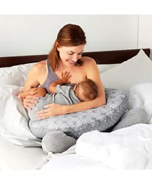إيجينوتي - وسادة الرضاعة بلينتي + غطاء الرضاعة - بيج